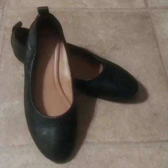 JCREW Lizzie Leather Black Ballet Flats - Picture 8 of 8